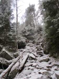 Steintrapp nær Smalvann